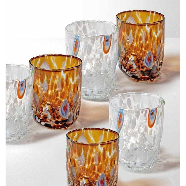 Pahare 6 buc. 400 ml Pavone – Brandani-image-3