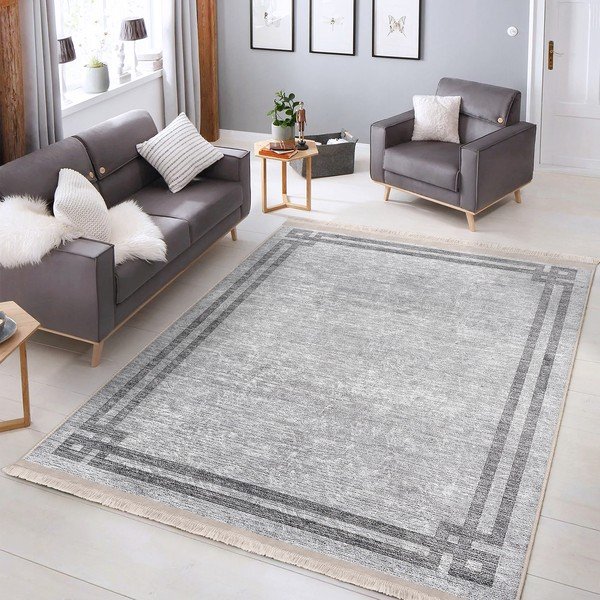 Covor gri deschis 160x230 cm – Mila Home-image-1