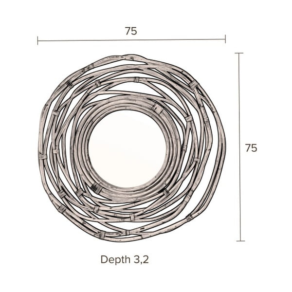 Oglindă de perete Dutchbone Kubu-image-3