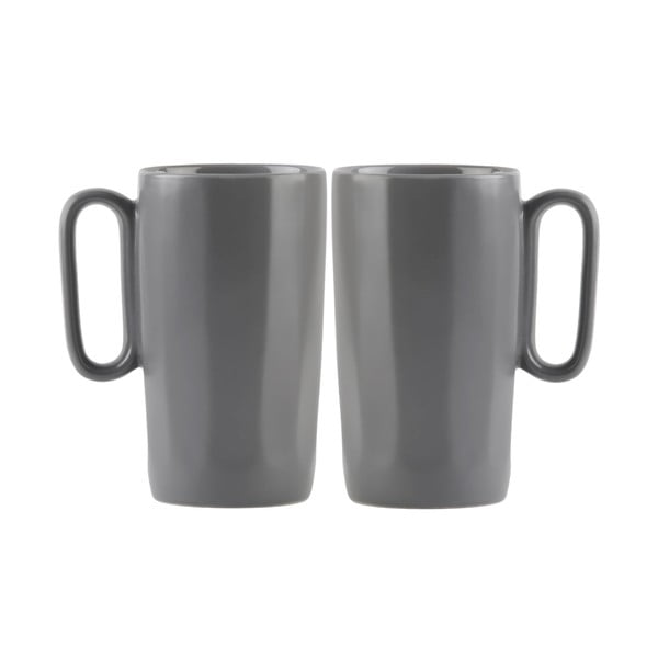 Căni gri 2 buc. din gresie 330 ml Fuori – Vialli Design