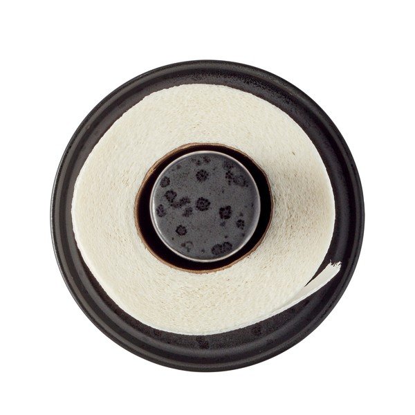 Suport orizontal pentru prosoape de bucătărie din hârtie negru din gresie ceramică ø 13 cm Gastro  – Bitz-image-2
