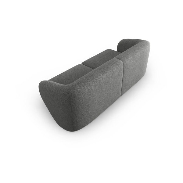 Canapea gri cu tapițerie din chenille 188 cm Paolo – Milo Casa-image-3