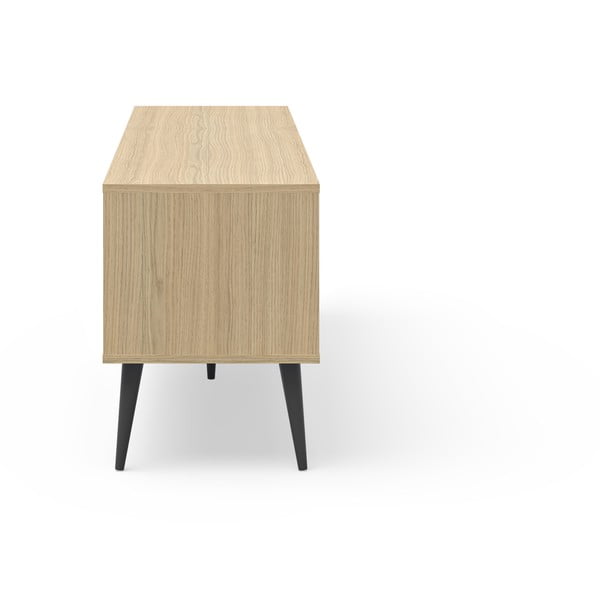 Comodă TV în culoare naturală cu aspect de lemn de stejar 150x54 cm Lake – TemaHome-image-4