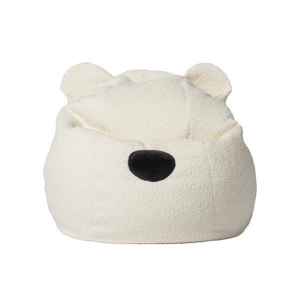 Fotoliu puf pentru copii crem Bear – The Brooklyn Kids