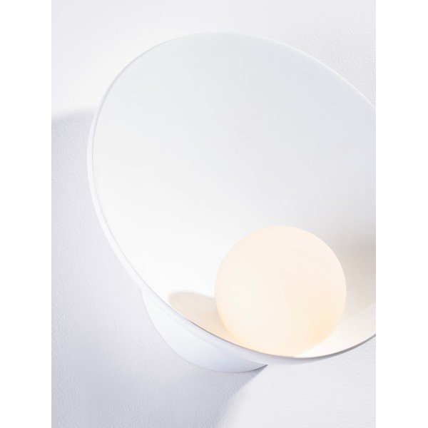Aplică de perete alb mat din oțel Minim – Nova Luce-image-4