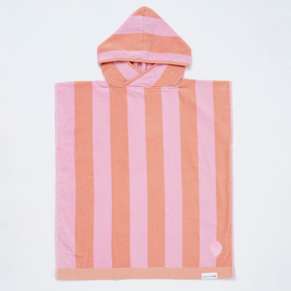 Prosop  pentru copii portocaliu/roz din bumbac 70x70 cm Terry – Sunnylife