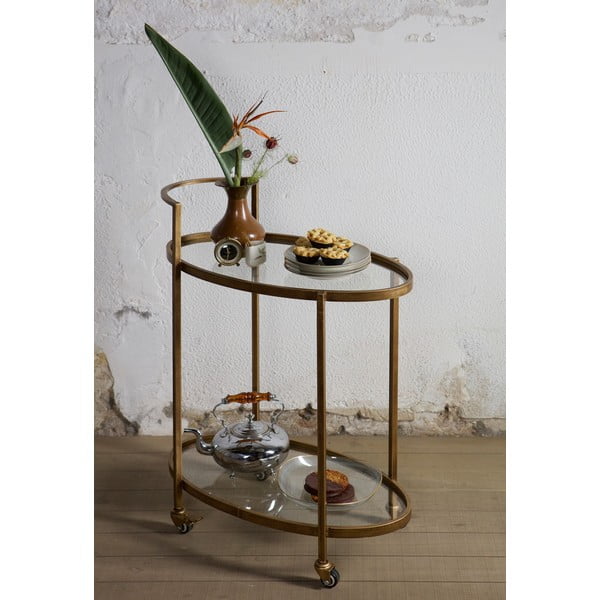 Măsuță de servire cu roți 35x67 cm Push – WOOOD-image-1