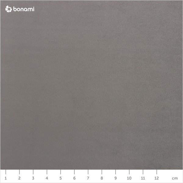 Colțar gri cu tapițerie din catifea (cu șezlong  pe partea stângă ) Jodie - Micadoni Home-image-1