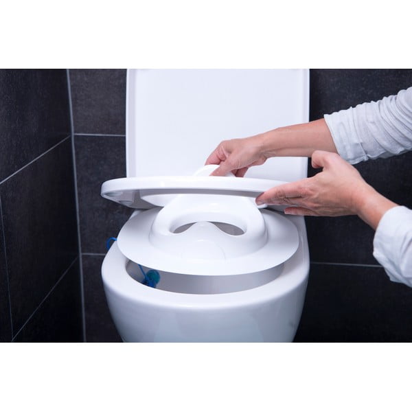 Reductor capac WC pentru copii roz închis Bella Bambina – Rotho-image-3