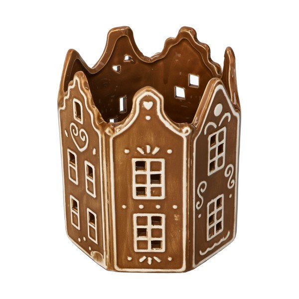 Sfeșnic din ceramică  cu model de Crăciun Vinterby – Dakls