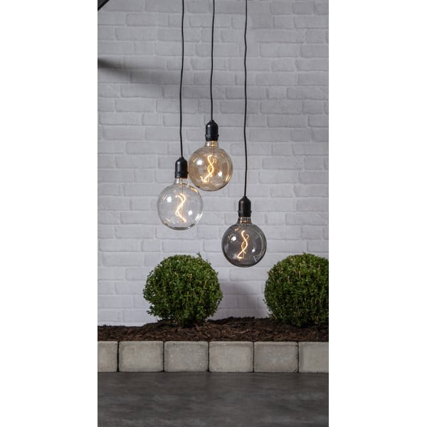 Corp de iluminat pentru exterior cu LED Star Trading Glassball, lungime 1 m, negru-image-1