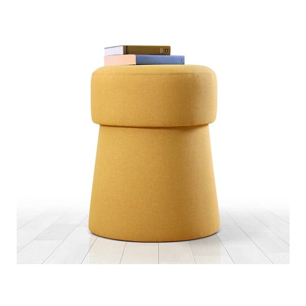 Taburet galben muștar Beans – Artie-image-2