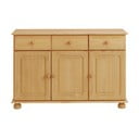 Comodă în culoare naturală joasă din lemn de pin 116x76 cm Ella – Støraa