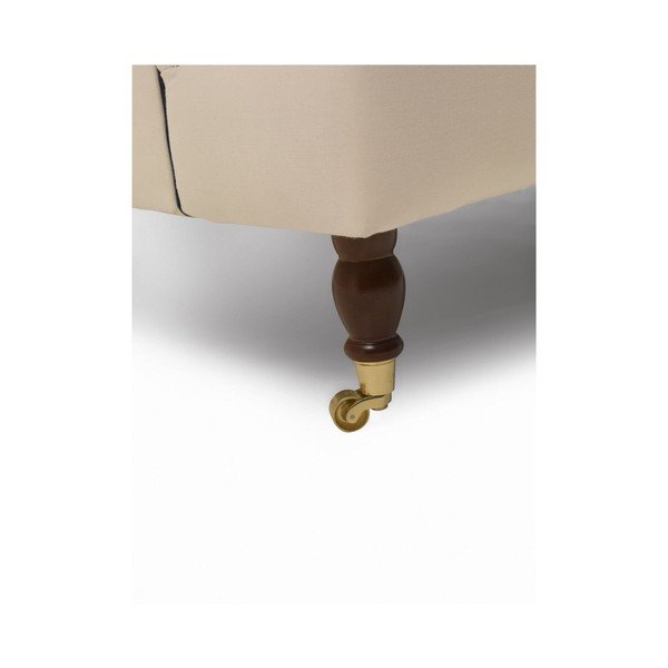 Canapea Max Winzer Passion, crem cu detalii bleumarin, 210 cm-image-4