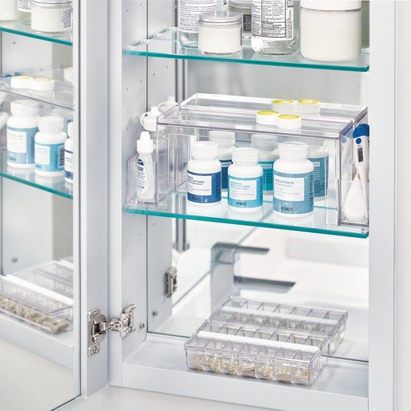 Organizator de baie Crystalline – iDesign/The Home Edit-image-1