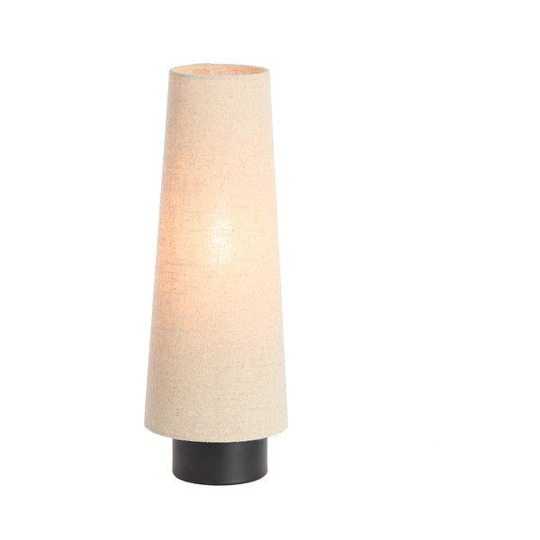 Veioză bej din metal cu abajur textil (înălțime 42 cm) Howie – Light & Living-image-2