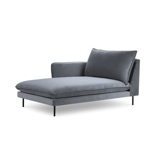 Șezlong, cotieră pe partea stângă Cosmopolitan Design Vienna, gri