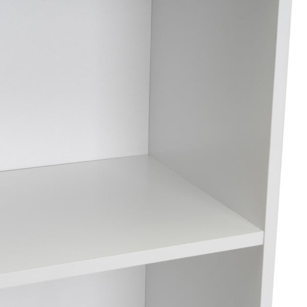 Bibliotecă albă 30x24x132 cm Cube – Casa Selección-image-2