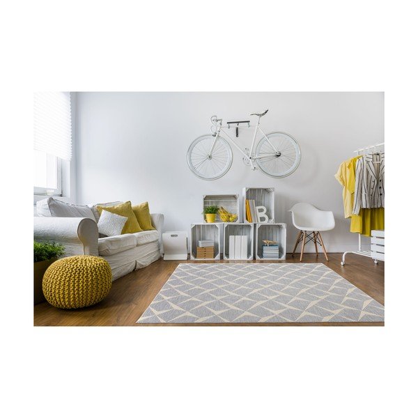 Covor adecvat pentru exterior Floorita Rete Silver, 130 x 190 cm, gri-image-3