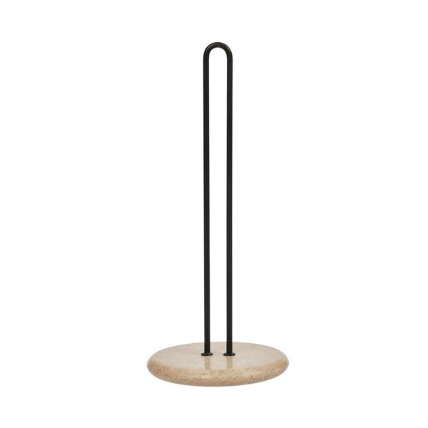 Suport orizontal pentru prosoape de bucătărie din hârtie bej din marmură ø 14 cm Savi – OYOY Living Design