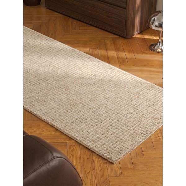 Covor tip traversă în culoare naturală din lână 80x250 cm Eloise – Hanse Home-image-1