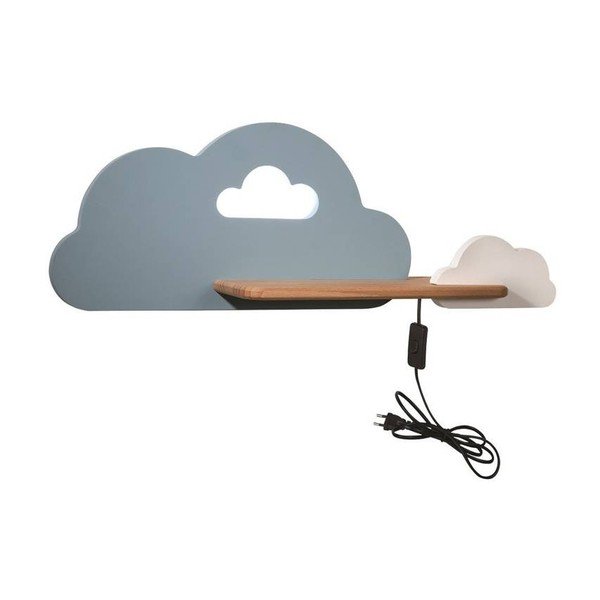 Corp de iluminat pentru copii alb/albastru Cloud – Candellux Lighting