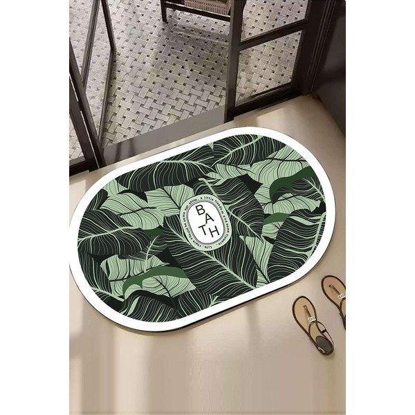 Covoraș de baie verde 60x100 cm Aleas – Foutastic-image-1