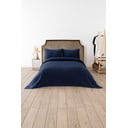 Cuvertură albastru-închis 200x220 cm Waffle – Mijolnir