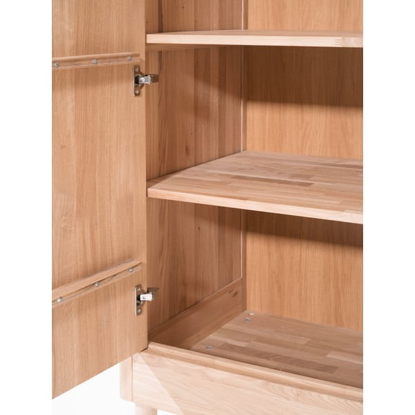 Șifonier de copii în culoare naturală din lemn de stejar 100x190x55 cm Forrest – Vipack-image-1