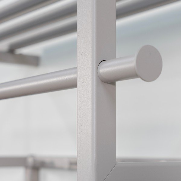 Cuier de perete taupe cu raft din metal 76 cm Rizzoli – Spinder Design-image-4