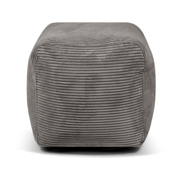 Fotoliu bean bag albastru cu tapițerie din catifea reiată Plus 50 Lounge – SLOWDOWN-image-2