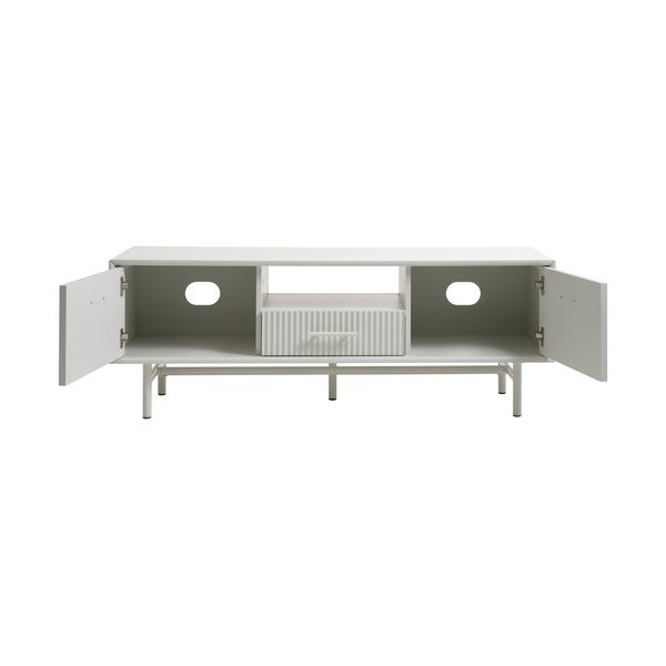 Comodă TV gri 140x50x45 cm Palma – Unique Furniture-image-4