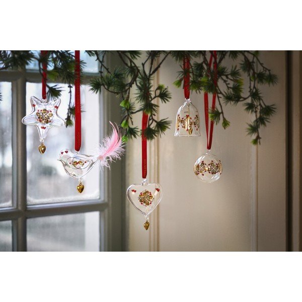 Ornament de Crăciun suflat manual din sticlă ø 6,5 cm Ann-Sofi Romme – Holmegaard-image-3