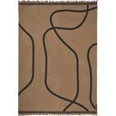 Pătură maro deschis 130x175 cm Shadow  – Mette Ditmer Denmark