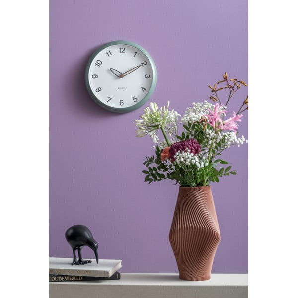 Vază maro din polirășină (înălțime 30 cm) Twisted Rib – PT LIVING-image-1