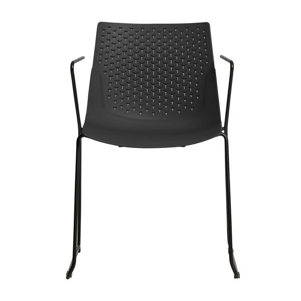 Set 4 scaune Marckeric Edda, negru-image-1