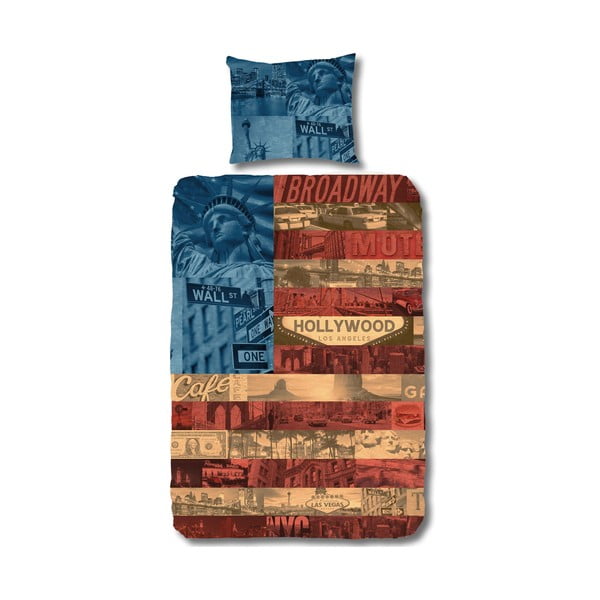 Lenjerie de pat din bumbac  Muller Textiels USA Highlight, 135 x 200 cm