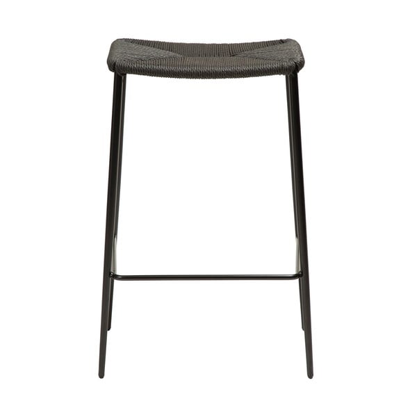 Scaun de bar negru (înălțime șezut 68 cm) Stiletto – DAN-FORM Denmark-image-3