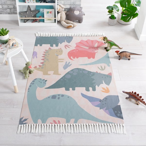 Covor pentru copii Flair Rugs Walk the Dinosaur, 80x120 cm-image-4
