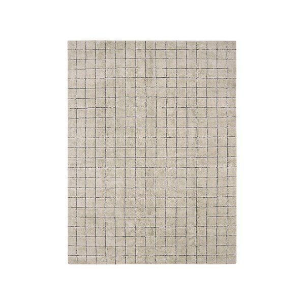 Covor bej țesut manual din lână 230x300 cm Mosaic Sandstone – Lorena Canals