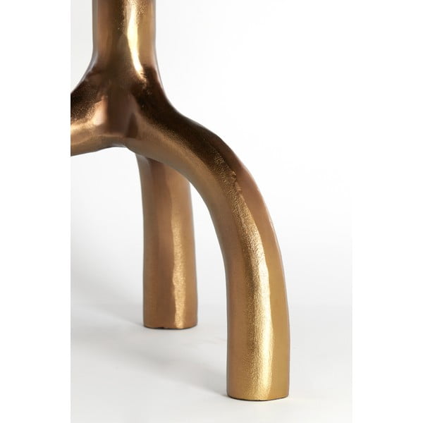 Măsuță de cafea în culoarea bronz/bej rotundă din sticlă ø 65 cm Mello – Light & Living-image-4