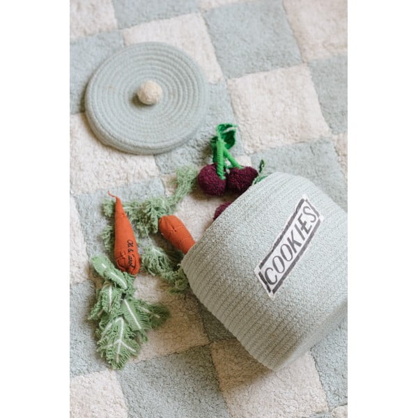 Coș de jucării pentru copii albastru deschis din material textil ø 20x26 cm Cookie Jar – Lorena Canals-image-1