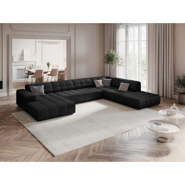 Colțar gri antracit (colț pe dreapta/în formă de "U") Chicago – Cosmopolitan Design-image-1