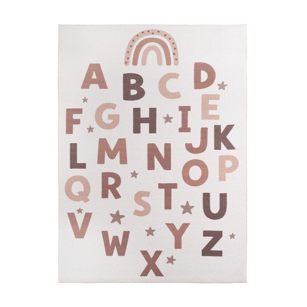 Covor pentru copii crem lavabil 140x200 cm Coco 1133 – Ayyildiz Carpets