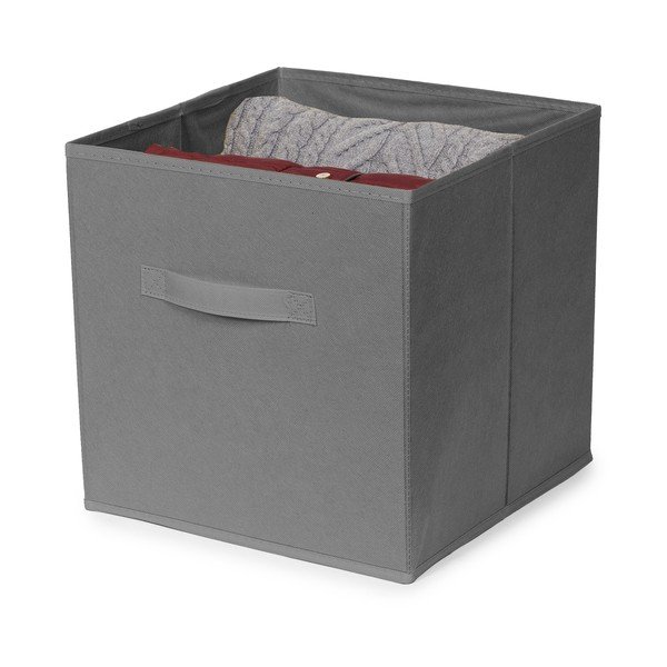 Cutie de depozitare gri închis din plastic 31x31x31 cm – Compactor-image-1