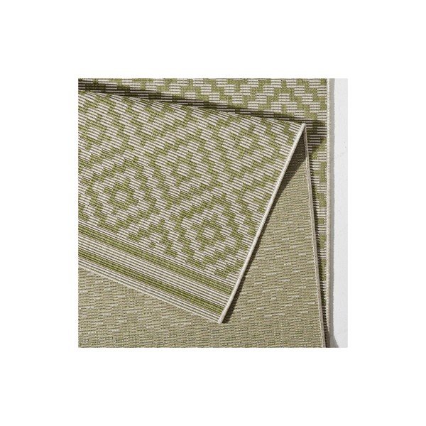 Covor adecvat interior/exterior Bougari Karo, 80 x 200 cm, verde-image-2