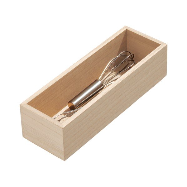 Organizator de bucătărie din lemn paulownia iDesign, 25,4 x 8,4 cm-image-2