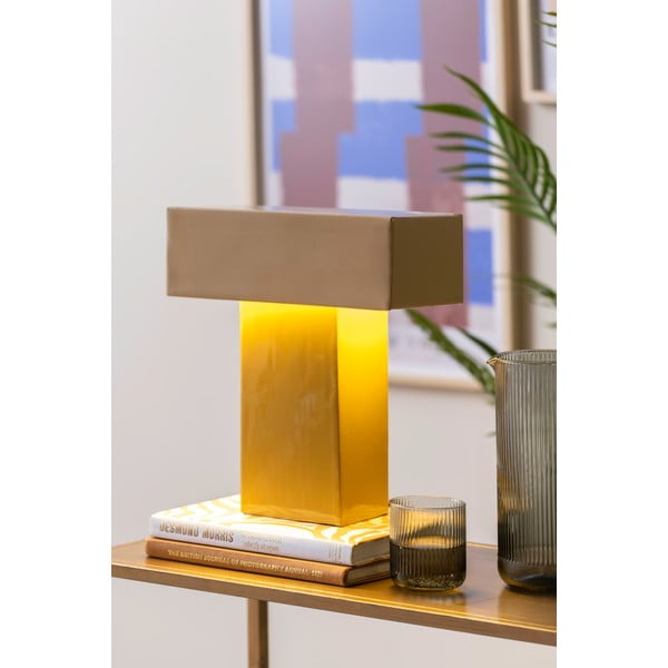 Veioză galbenă (înălțime 35 cm) Grato Recto – Leitmotiv-image-1