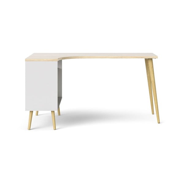 Birou cu aspect de lemn de stejar 145x81 cm Oslo - Tvilum-image-2