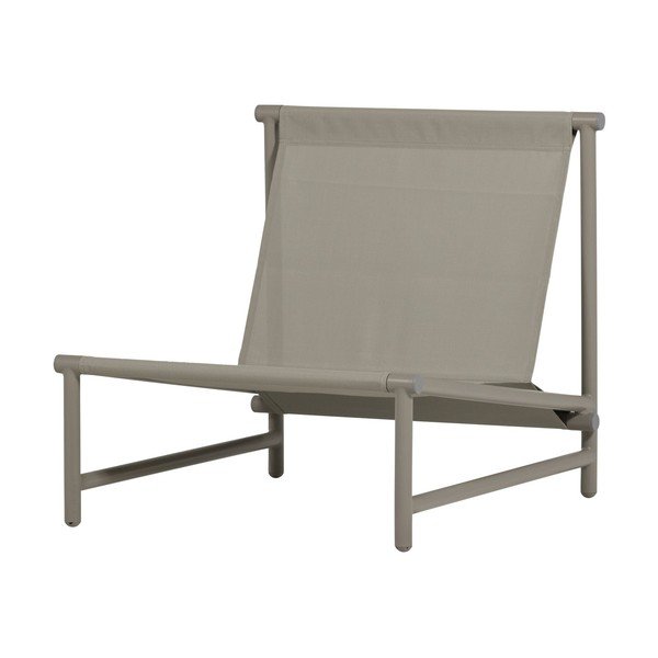 Fotoliu de grădină bej din metal/capitonat Elvo – WOOOD-image-4